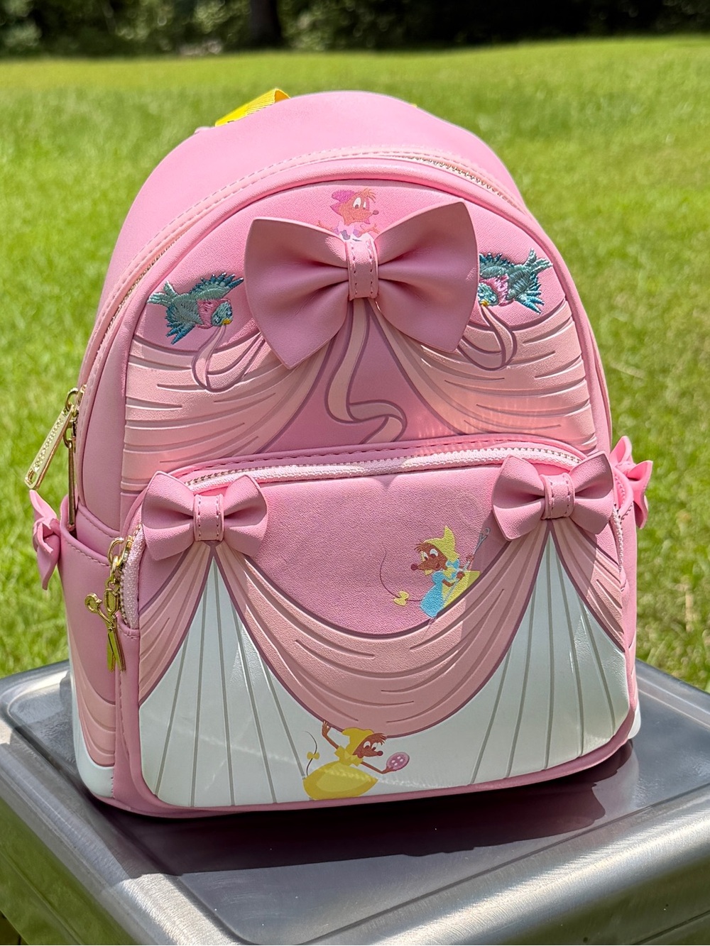Loungefly Disney Cinderella 70th Anniversary Pink Dress Mini Backpack